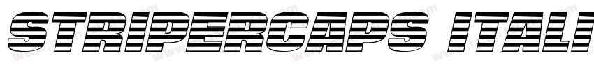 StriperCaps Italic字体转换